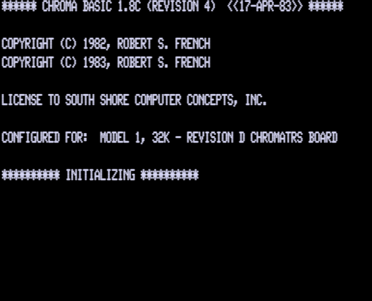 Screen shot